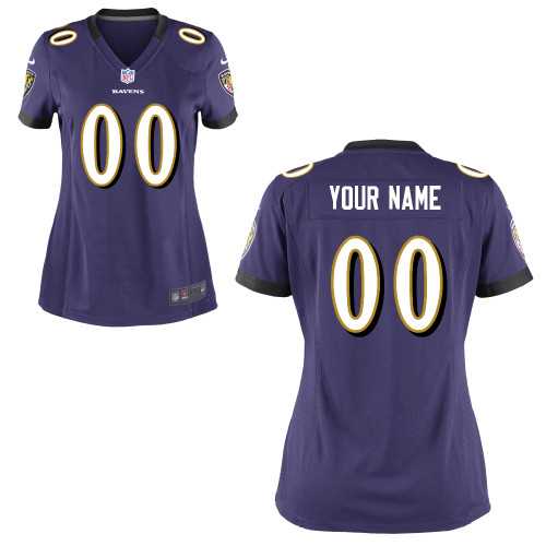 Women Nike Baltimore Ravens Customized Purple Team Color Stitched NFL Game Jersey,We sell and wholesale Women Nike Baltimore Ravens Customized Purple Team Color Stitched NFL Game Jersey on line form chian!